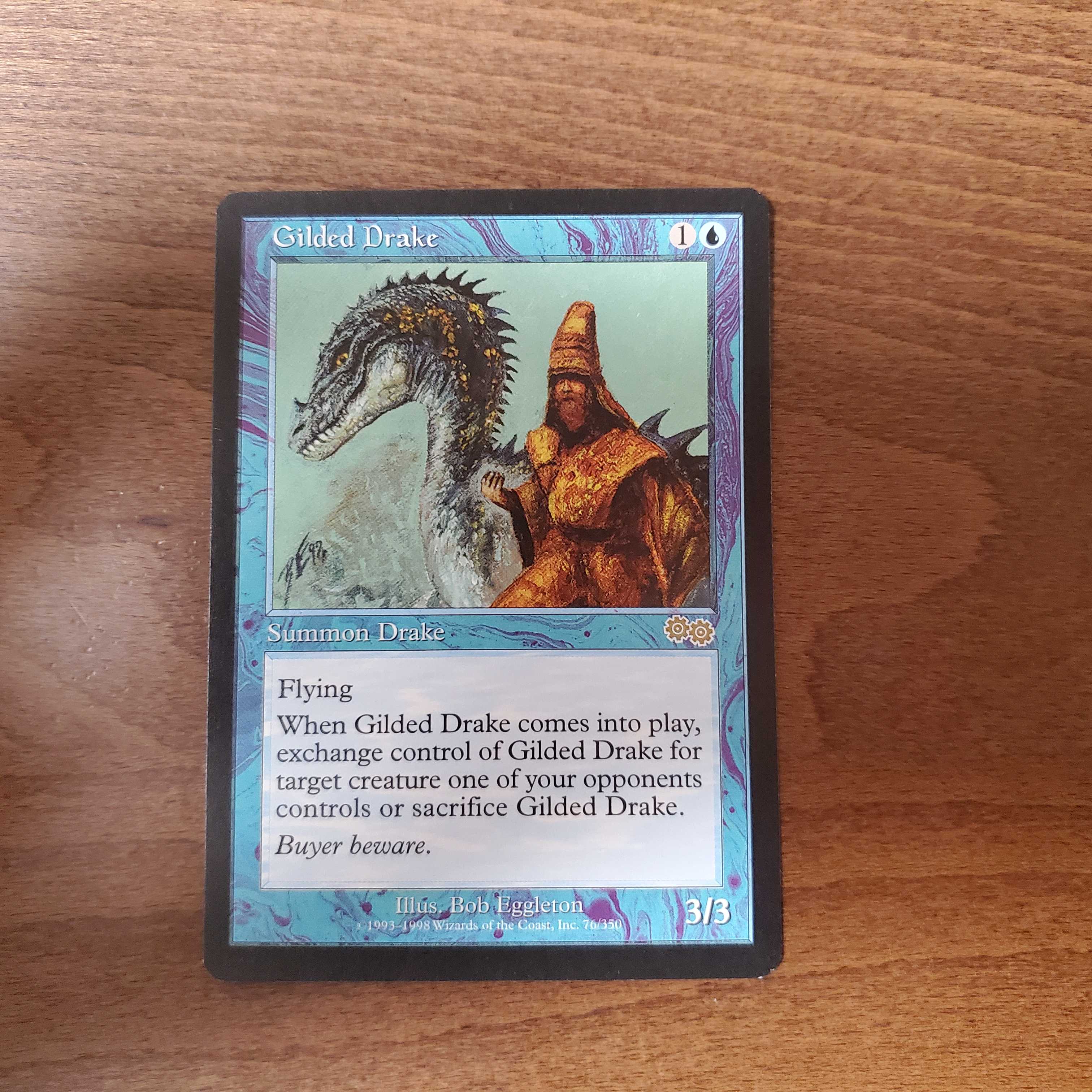 MTG 金粉のドレイク/Gilded Drake（英語）