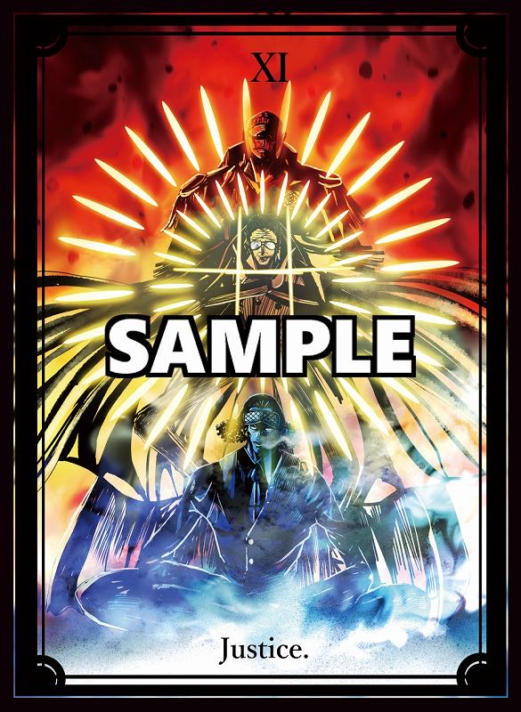 ボルサリーノ サカズキ クザン 黄猿 赤犬 青キジ タロット風カード