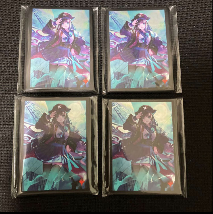 幽体の船乗り スリーブ60枚 プレイマットセット 未使用 幽体の船乗り