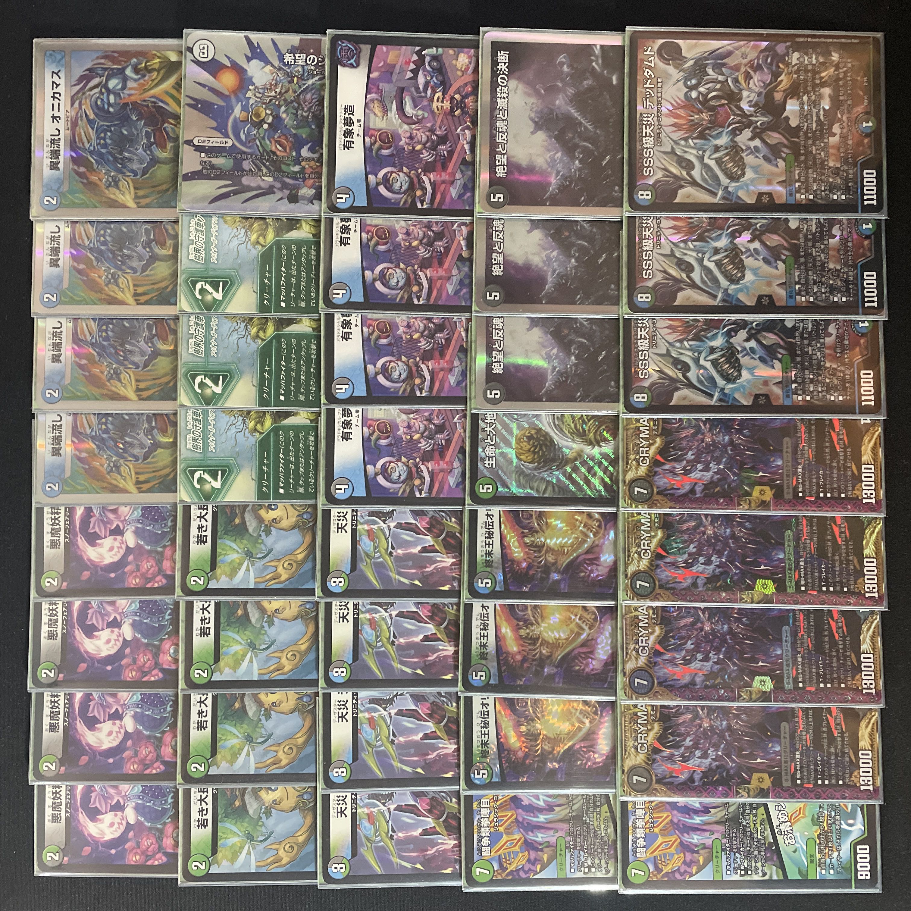 アナカラージャオウガ アナカラーハンデス 構築済み デッキ デュエマ