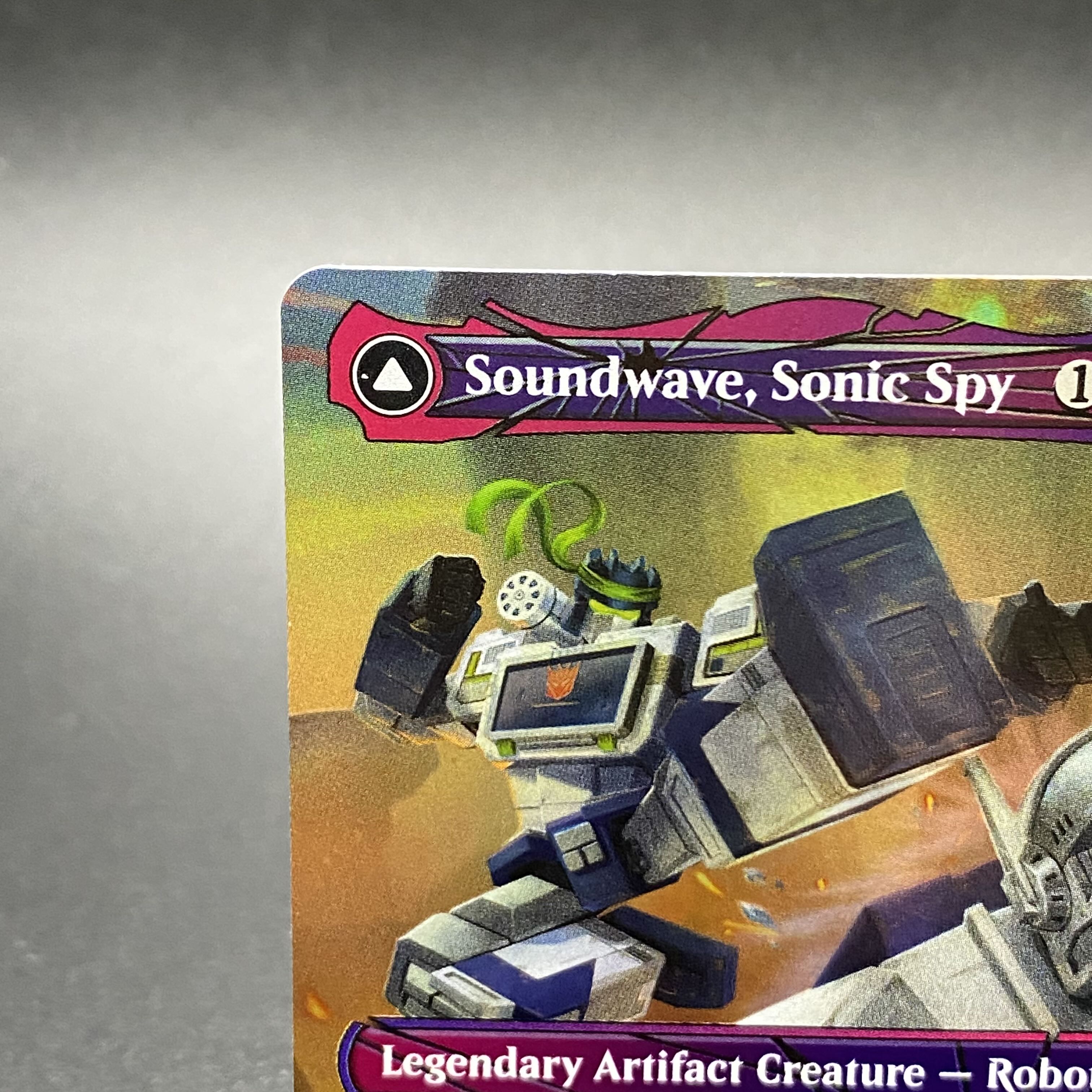Soundwave, Sonic Spy Shuttered Glass FOIL 1枚 (Used) （113367333