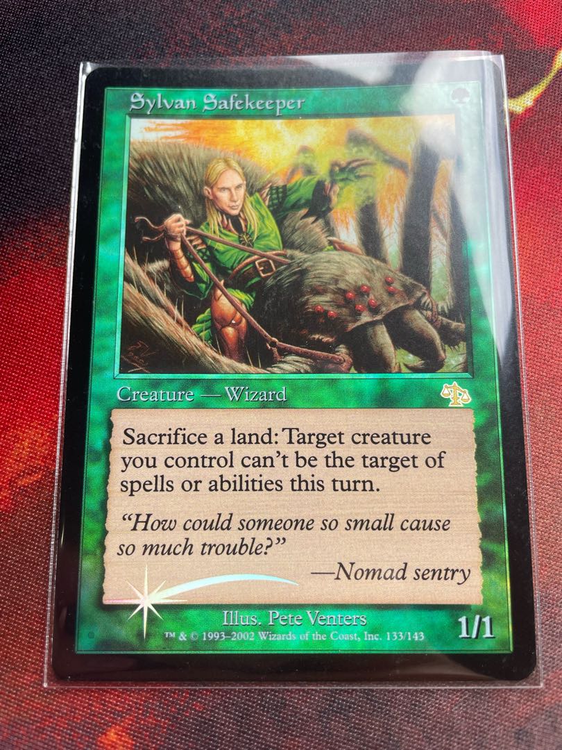 MTG 森を護る者/Sylvan Safekeeper 繁体字中国語版FOIL Sylvan