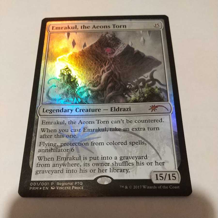 最終値下げ)Emrakul, the Aeons Torn（引き裂かれし永劫、エムラクール