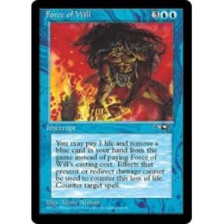 MTG 意志の力 / Force of Will 英語 へたくそ Amateur MTG 意志の力