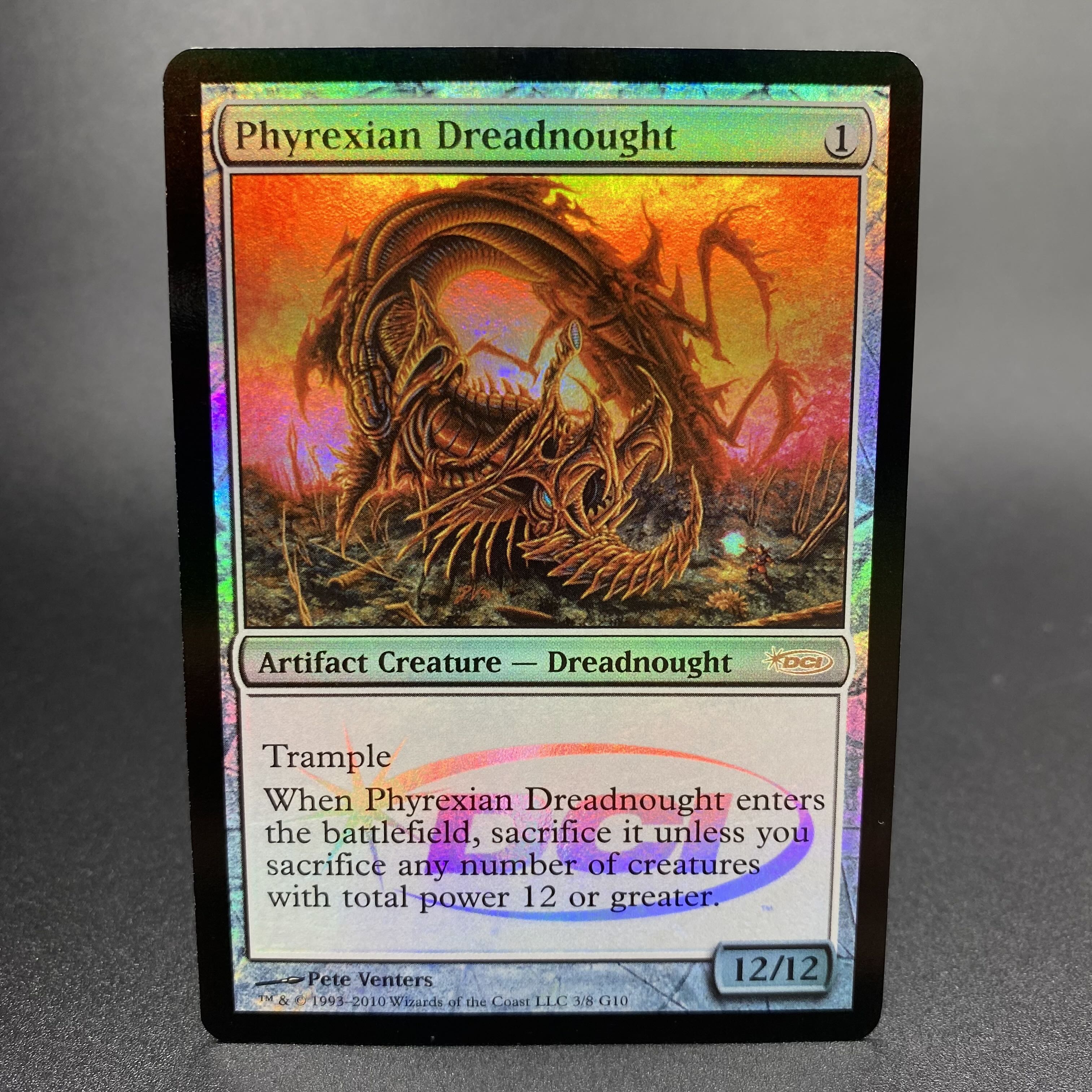 Phyrexian Dreadnought/Phyrexian Dreadnought Judge's Reward Foil 1