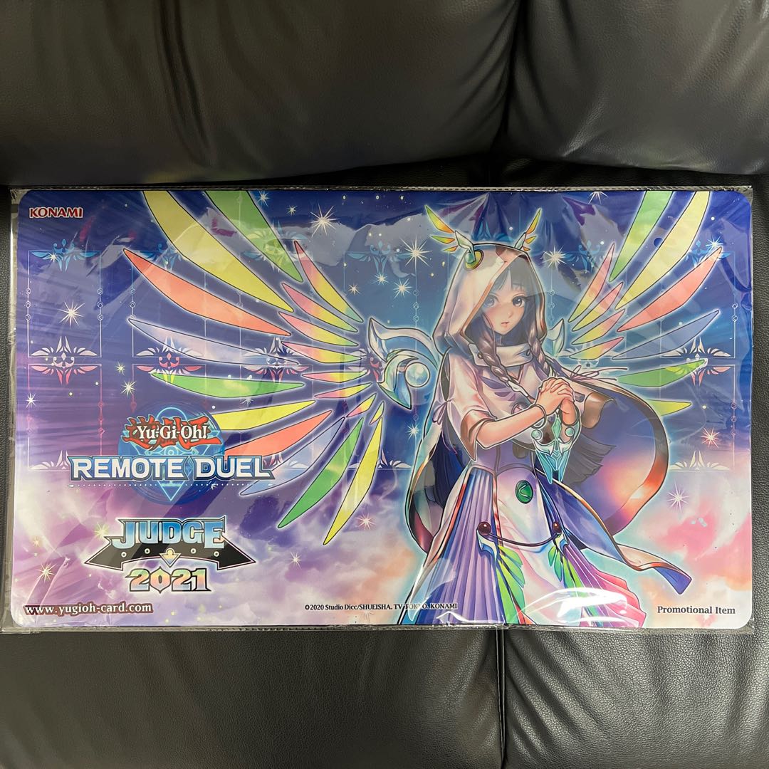 遊戯王 公式 プレイマット 宣告者の神巫 JUDGE 2021 遊戯王 プレイ