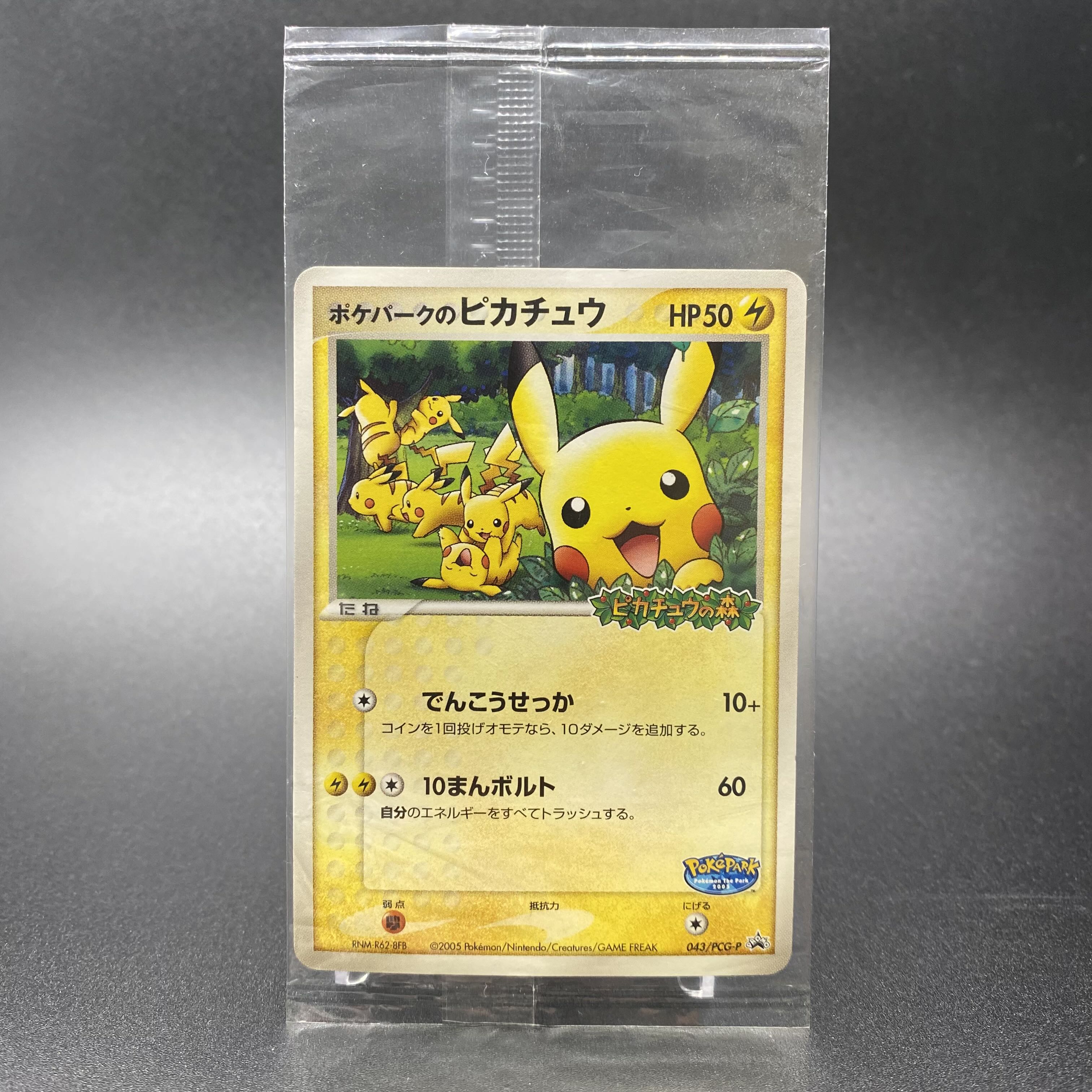 新品未開封 ポケパークのピカチュウ 043 プロモ ポケパークの