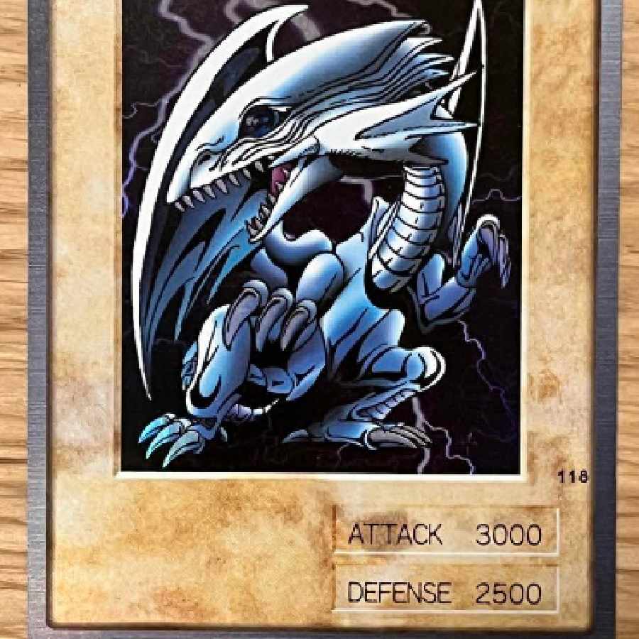 青眼の白龍 ブルーアイズホワイトドラゴン 遊戯王 バンダイ版