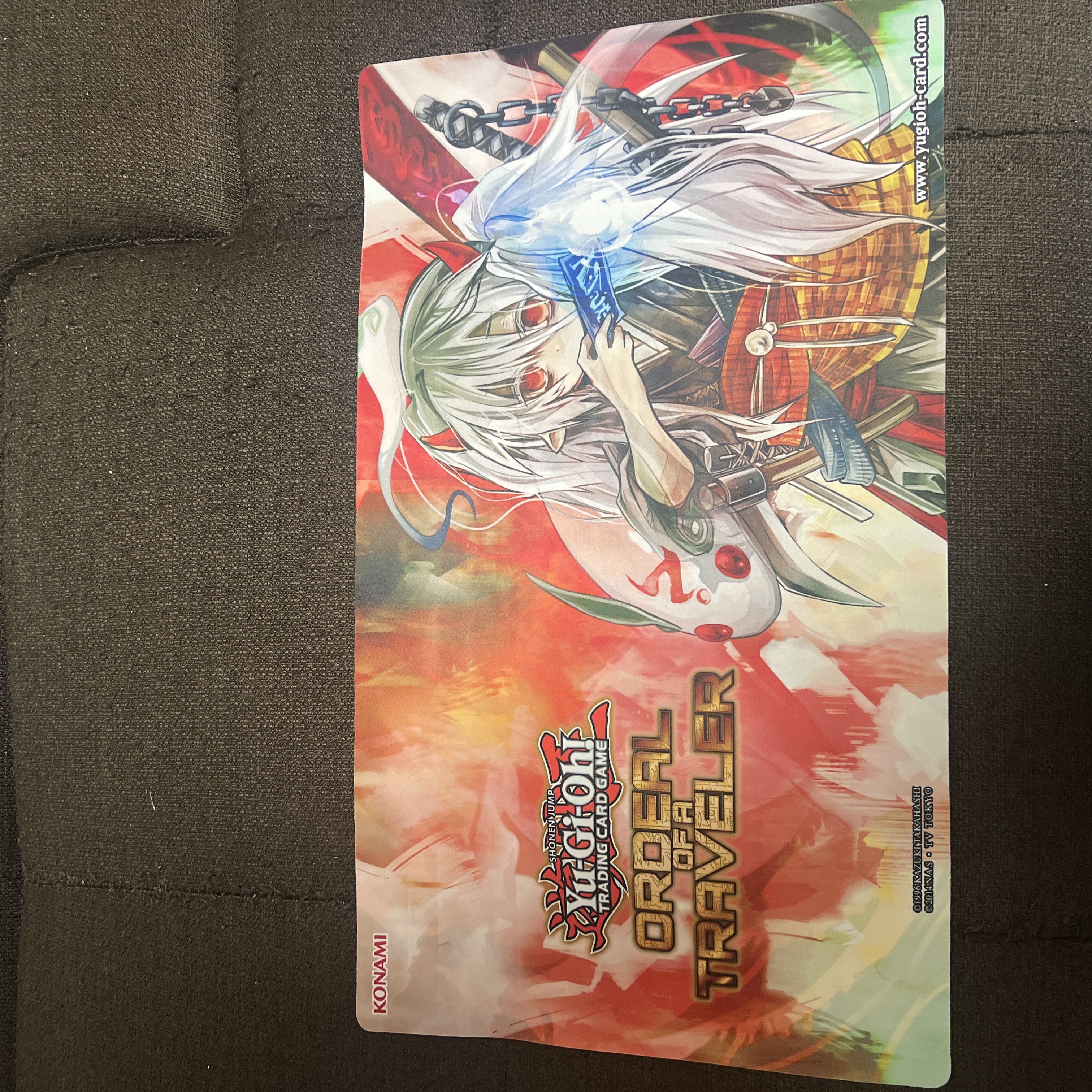 遊戯王 公式 プレイマット ordeal of traveller 幽鬼うさぎ