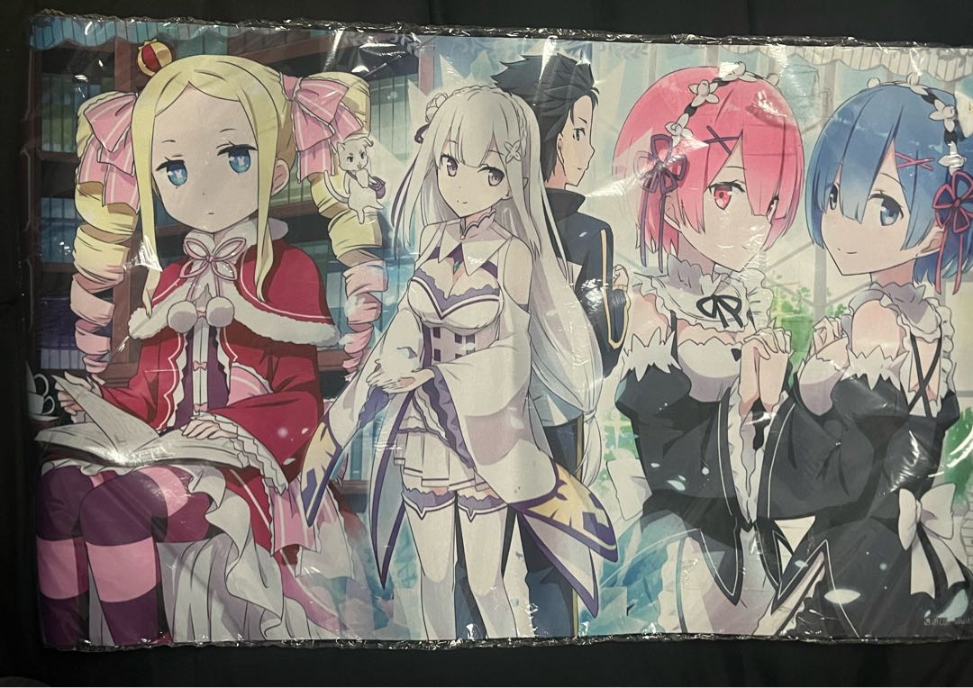 Re:ゼロから始める異世界生活 リゼロ レム ラム エミリア プレイマット