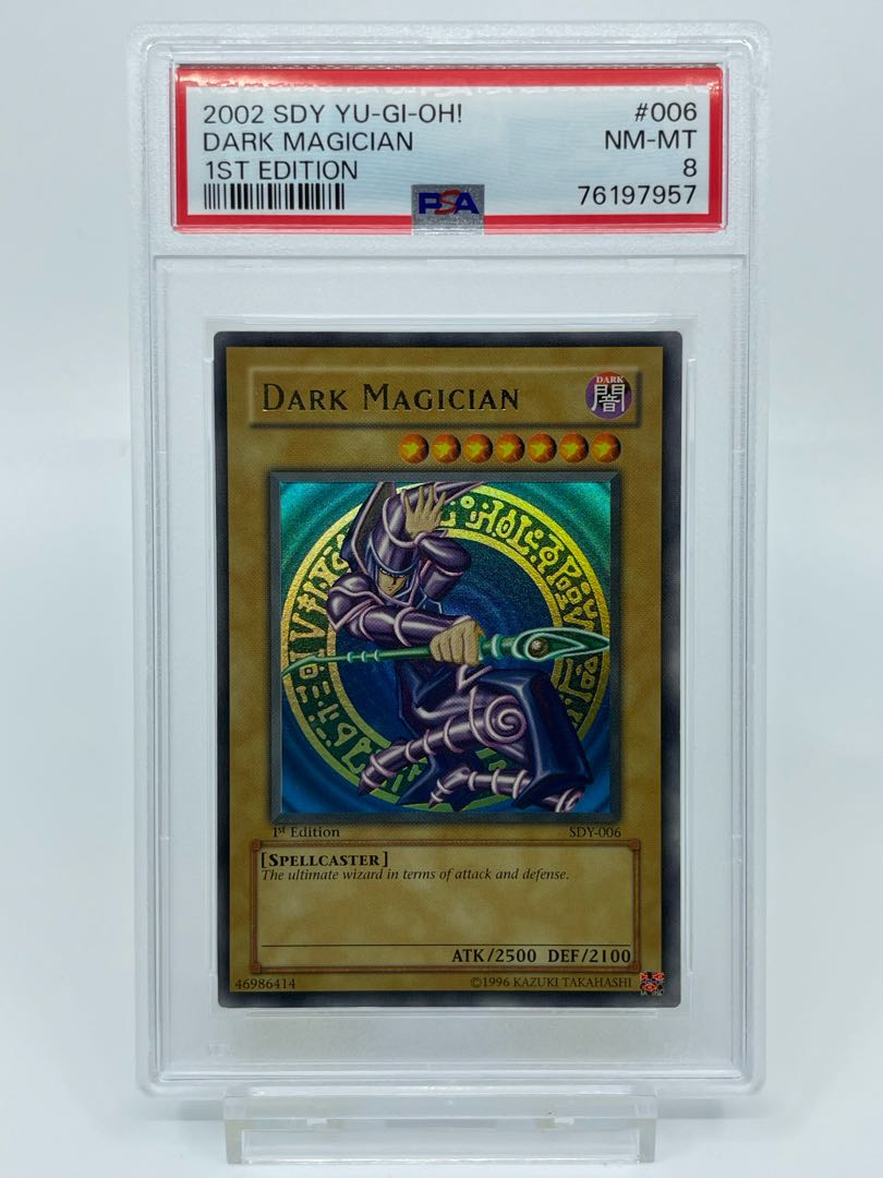 遊戯王 ブラック・マジシャン 英語 SDY 1st ウルトラ PSA8 1枚の通販