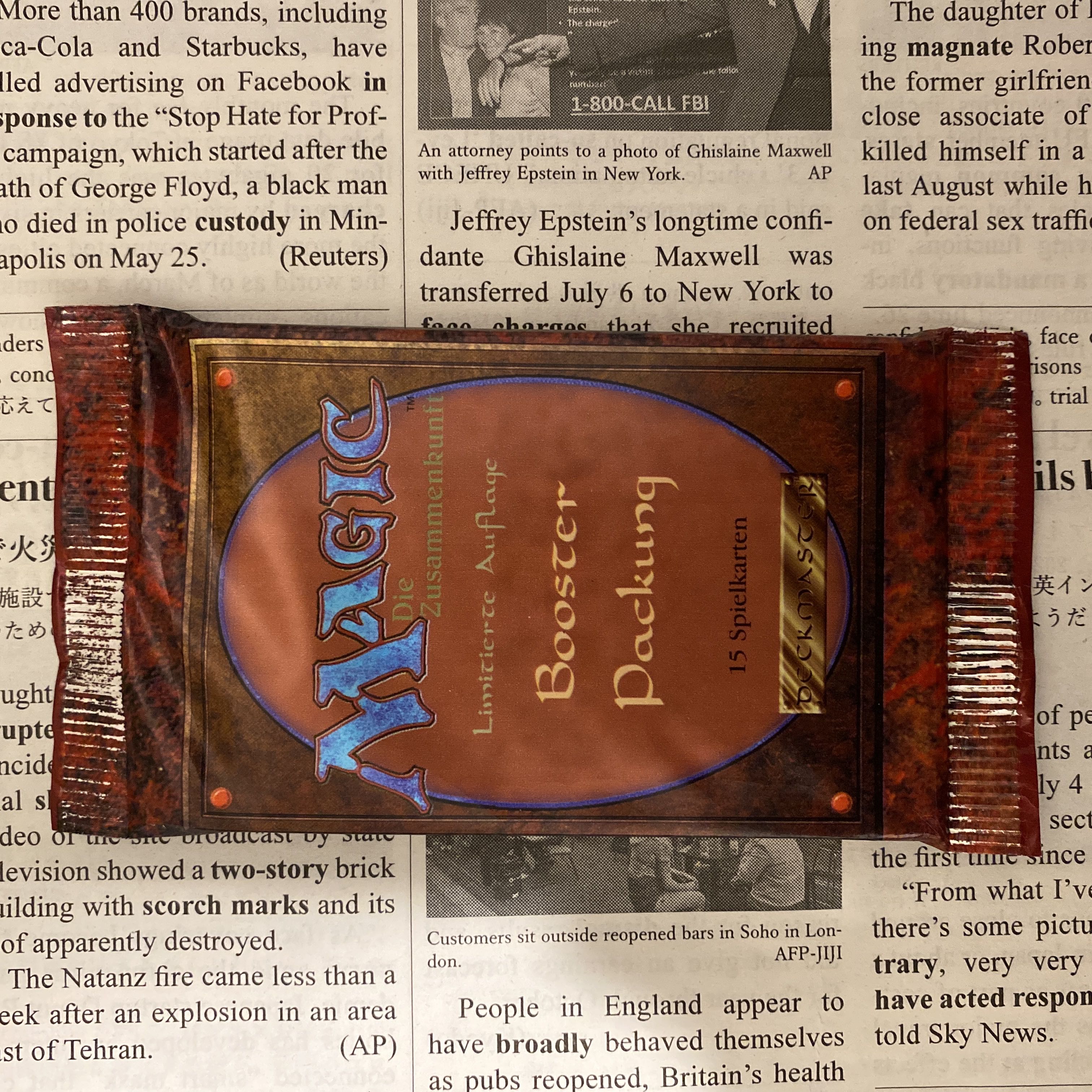 MTG リバイズド 未開封パック FBB ドイツ語 1パックの通販 Rey