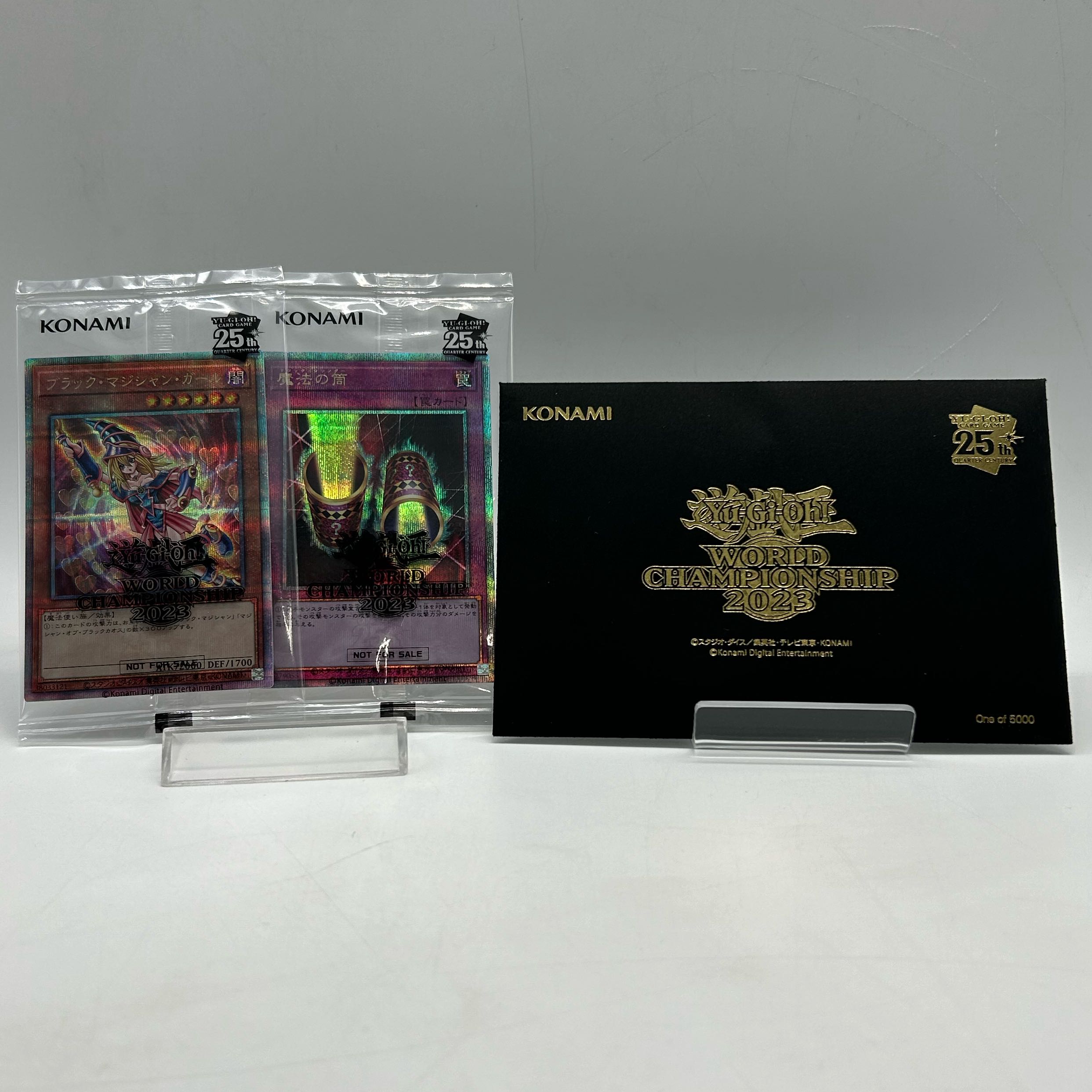 遊戯王WCS2023来場者特典 ブラックマジシャンガール 魔法の筒 25th 未