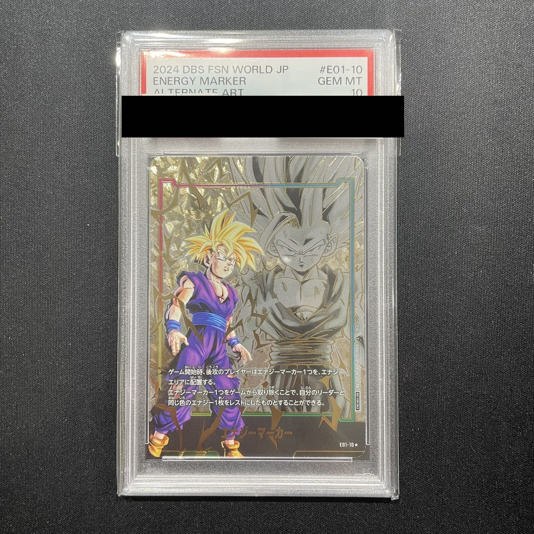 E01-10☆ エナジーマーカー 孫悟飯：少年期 パラレル