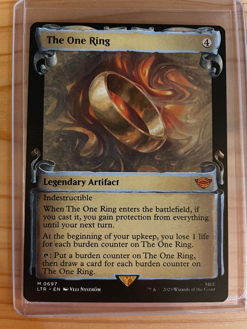 一つの指輪/the one ring ポスター foil 【公式通販】