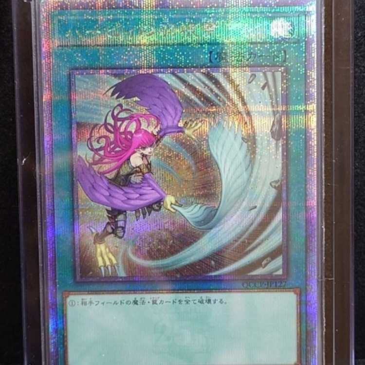 遊戯王 ハーピィの羽根箒 25thシークレットレア 絵違い PSA10 遊戯王