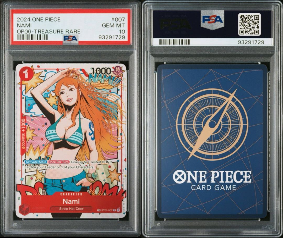 ナミPSA10 Nami English psa10 Treasure Rare (Used) （1674852869