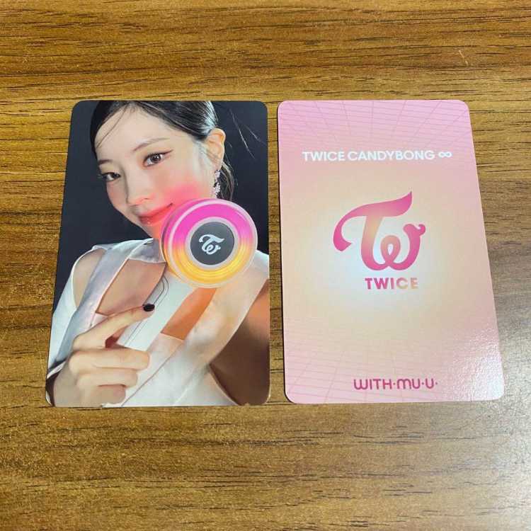 TWICE 트와이스 トレカ ダヒョン TWICE トゥワイス WITH-MUU公式特典