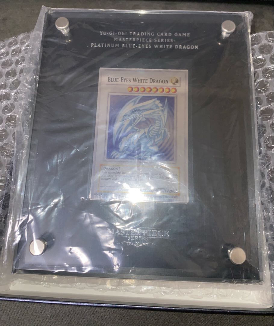 遊戯王 英語版 プラチナブルーアイズ 純銀 青眼の白龍 US版 海外