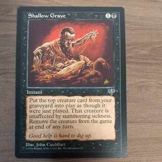 浅すぎる墓穴/Shallow Grave 4枚 英語 MIR MTG 浅すぎる墓穴/Shallow
