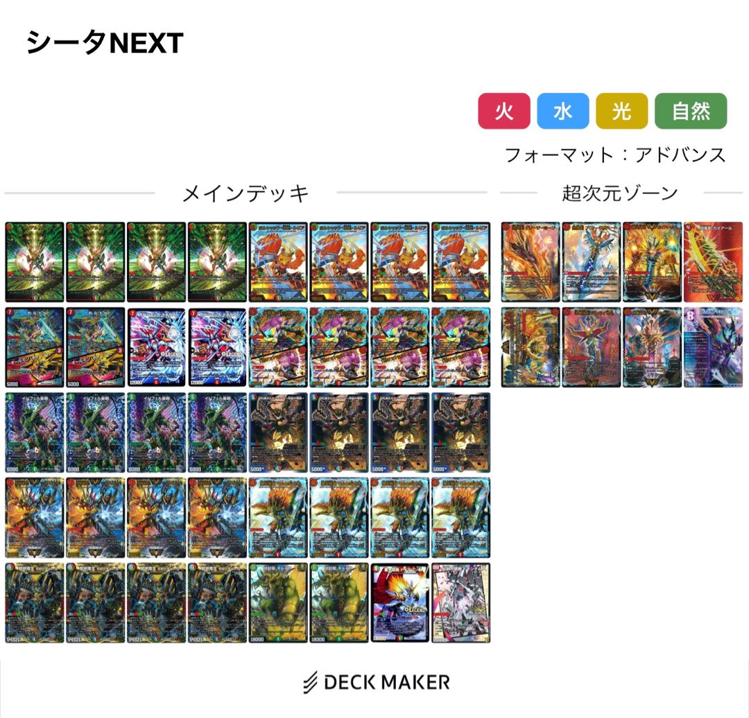 デュエル・マスターズシータモルトNEXTデッキ