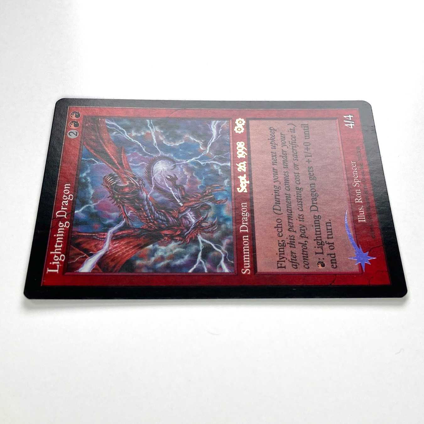 稲妻のドラゴン レア 202/350 ウルザズ・サーガ Foil プレリリース 1枚