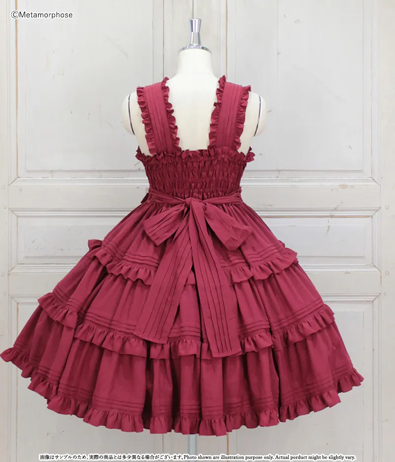 Plus Size] Pintuck Tiered JSK | Metamorphose temps de fille