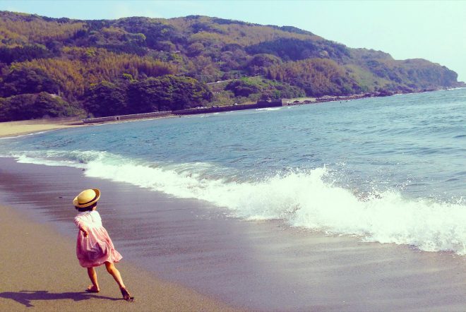 海が好きな娘に外遊びをせがまれたら、必ず連れて行く西海市のビーチ