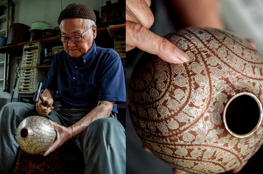 人間国宝を訪ねて⑯ 玉川 宣夫 鍛金/金工 | 三越伊勢丹オンライン