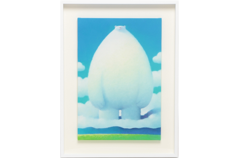 新品未使用 お気に入りのイス 渡辺宏 わたなべひろし 絵画 新品未使用