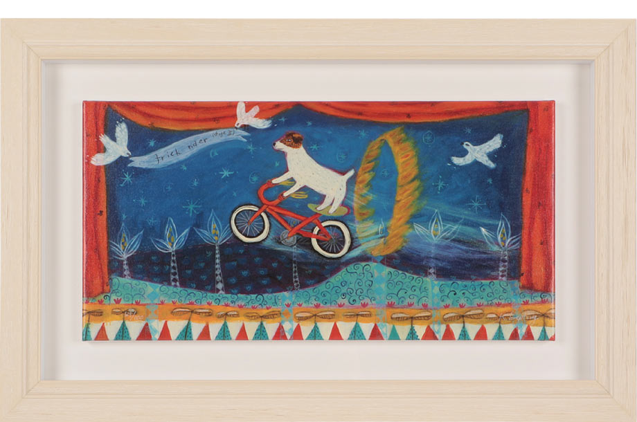 カレン ホイプティング ジクレー 額装 犬 カレン・ホイプティング 絵画