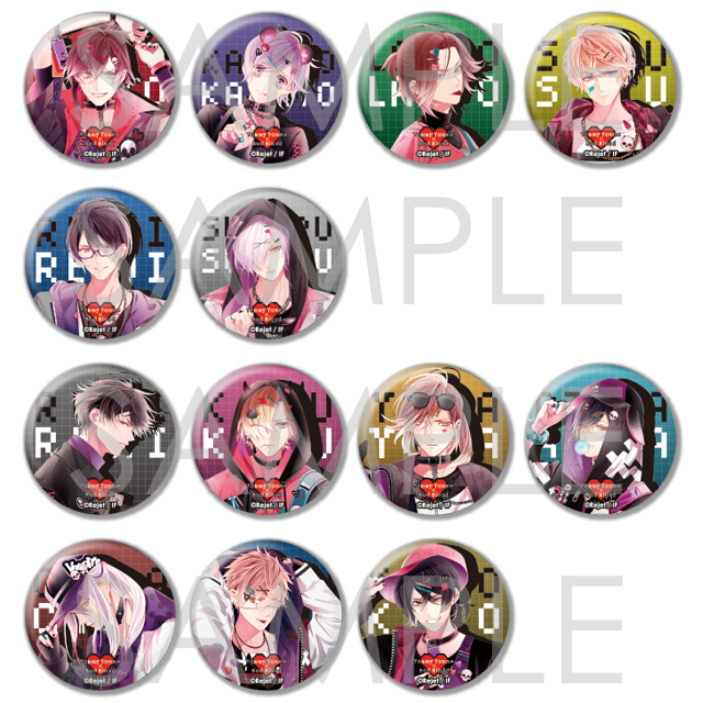 ディアラバ 逆巻アヤト SR 病みメッセージ缶バッジ 死の祝祭 DP