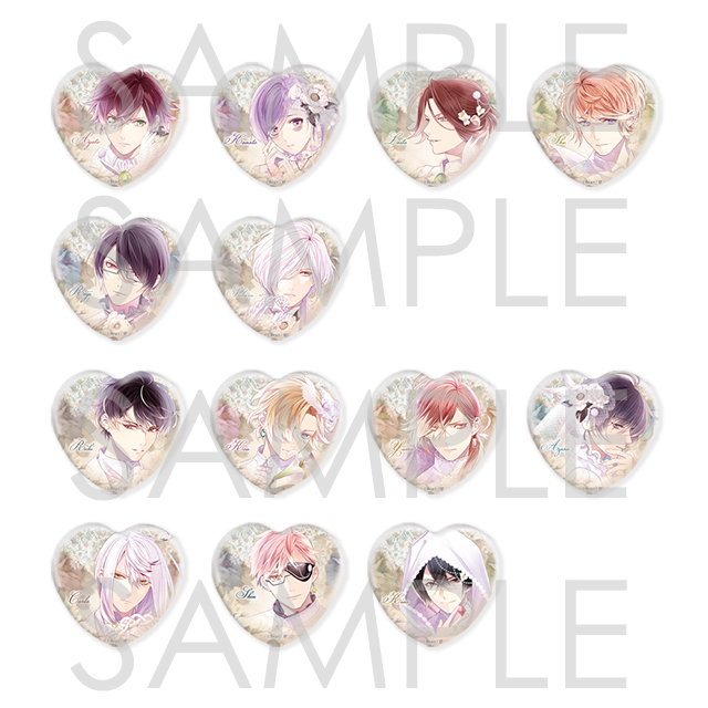 DIABOLIK LOVERS ディアラバ 缶バッジ 月浪シン ビッグ缶バッジ ホロ