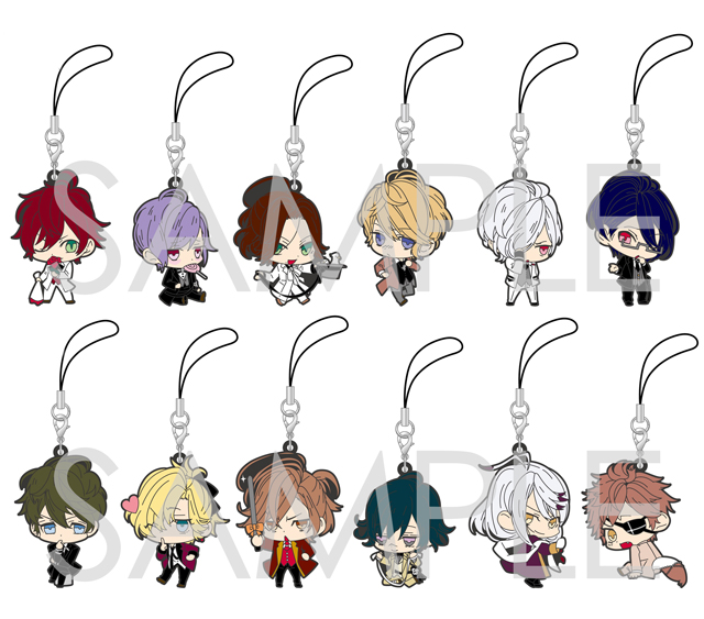 DIABOLIK LOVERS BLOODY BOUQUET トレーディングラバーストラップ2015