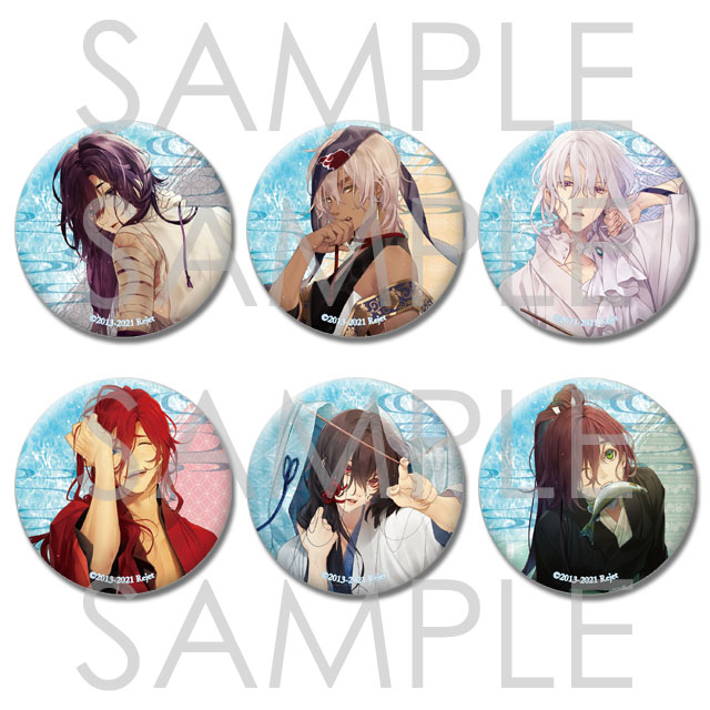 剣が君 鷺原 左京 ビッグ缶バッジ 5個セット 剣が君 鷺原 左京 ビッグ