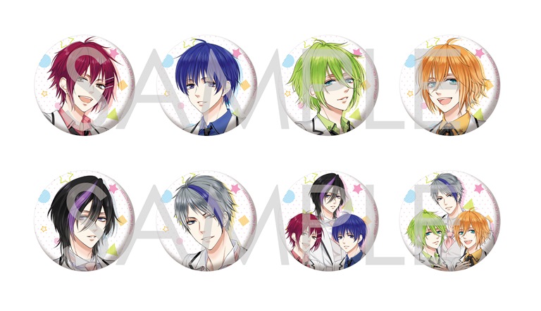 あんさんぶるスターズ あんスタ 4周年感謝祭 白スーツ 缶バッジ 朔間凛