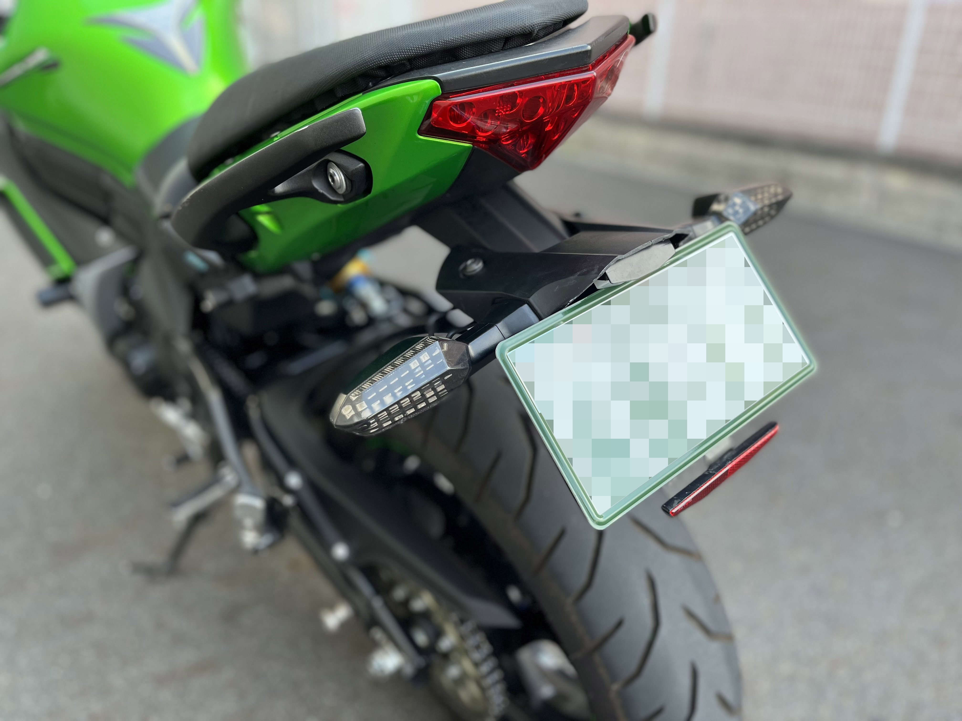 Ninja400、純正リアフェンダーを加工する。 | SKIDCORE NOTES