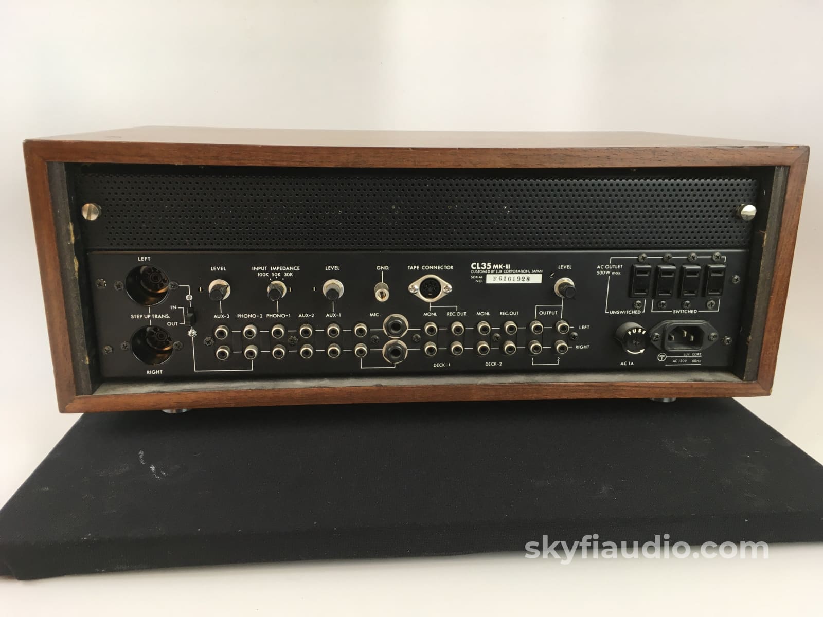 Luxman CL-35 MK-III All Tube Vintage Preamplifier - From Japan
