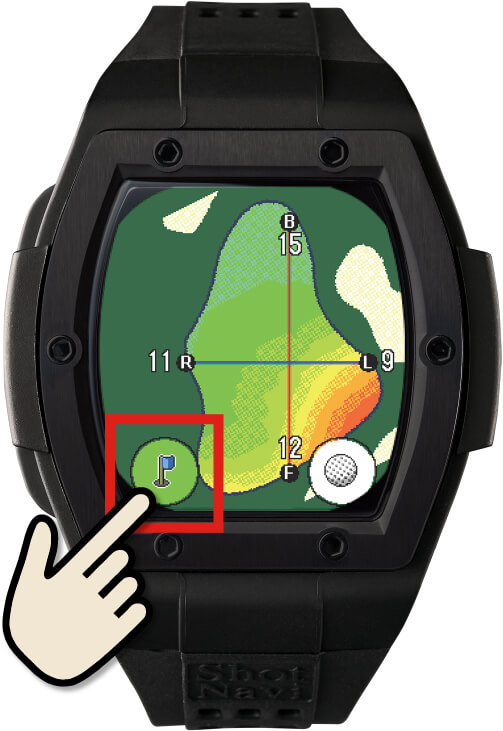 Shot Navi Crest II Touch::ゴルフ用GPSウォッチ