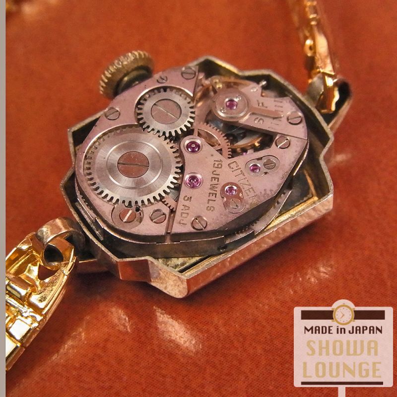 シチズン Cマーク 三ツ星 スリースター 14KGF 50ミクロン レディース