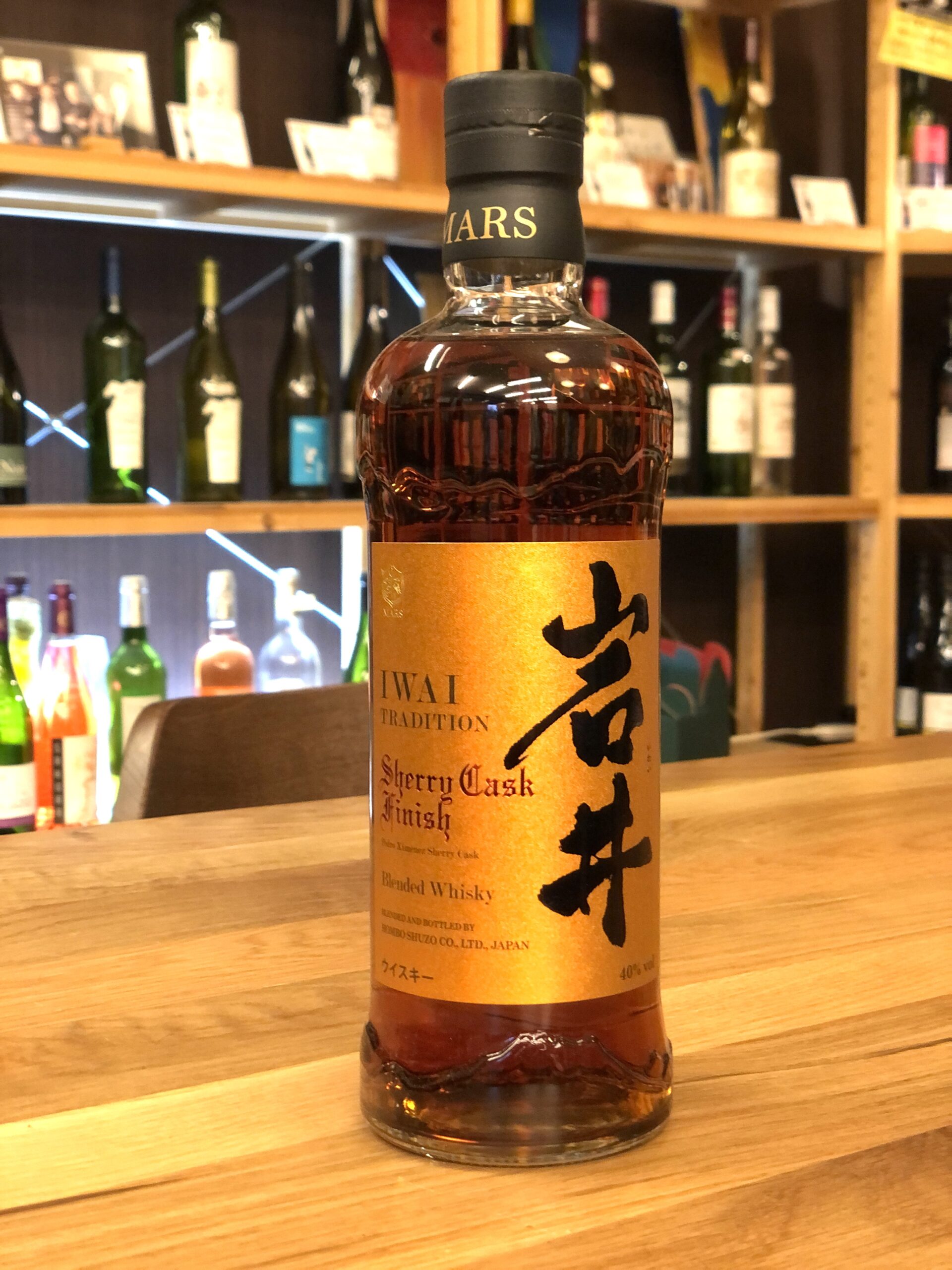 岩井トラディション シェリーカスク 40度 700ml マルス信州蒸溜所