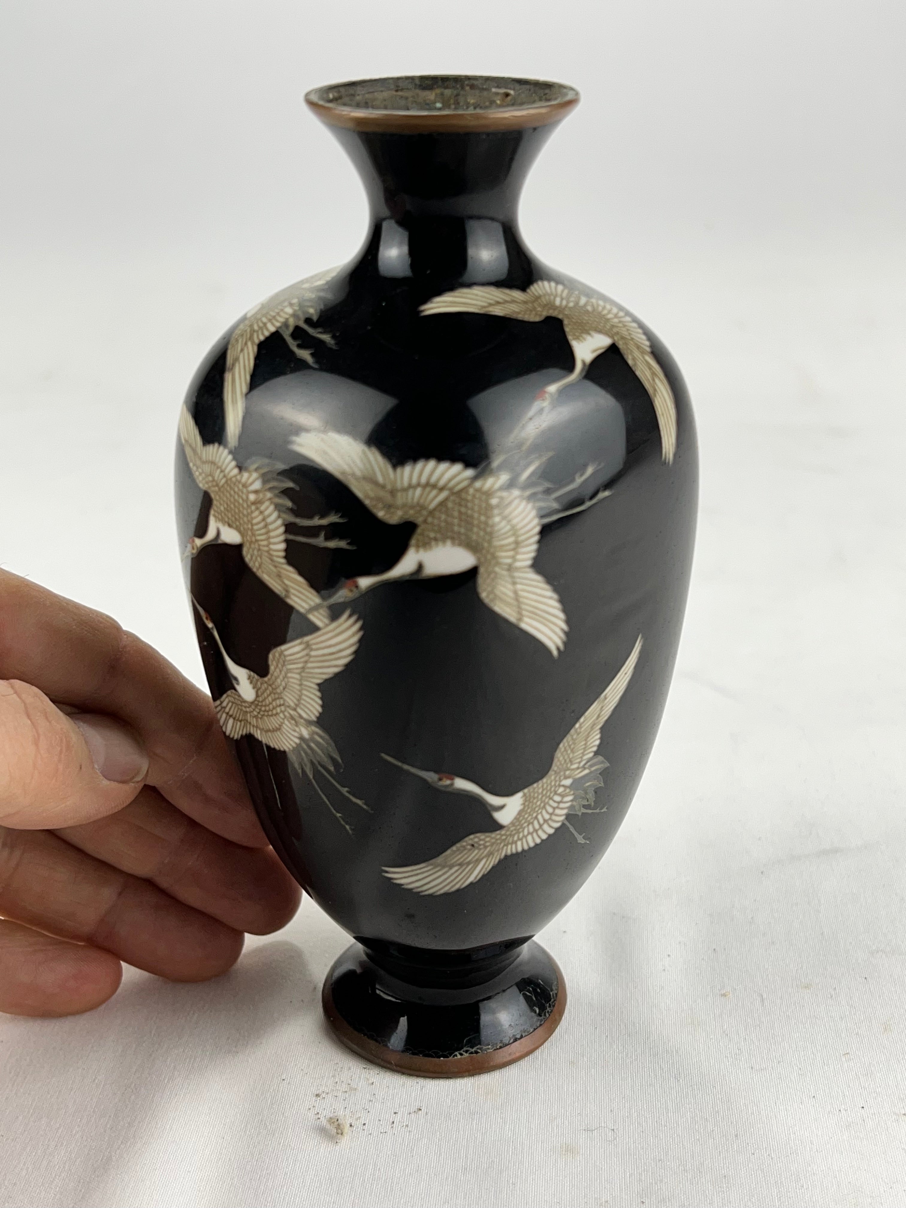 Japanese Vintage Vase AD1800~ 江戸後期_花器_貫入 Japanese Vintage