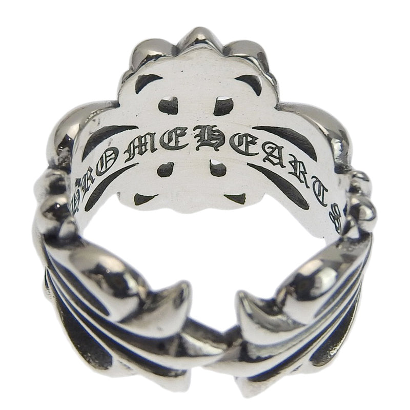 CHROME HEARTS】クロムハーツ ダブルフローラルクロス リング・指輪 12