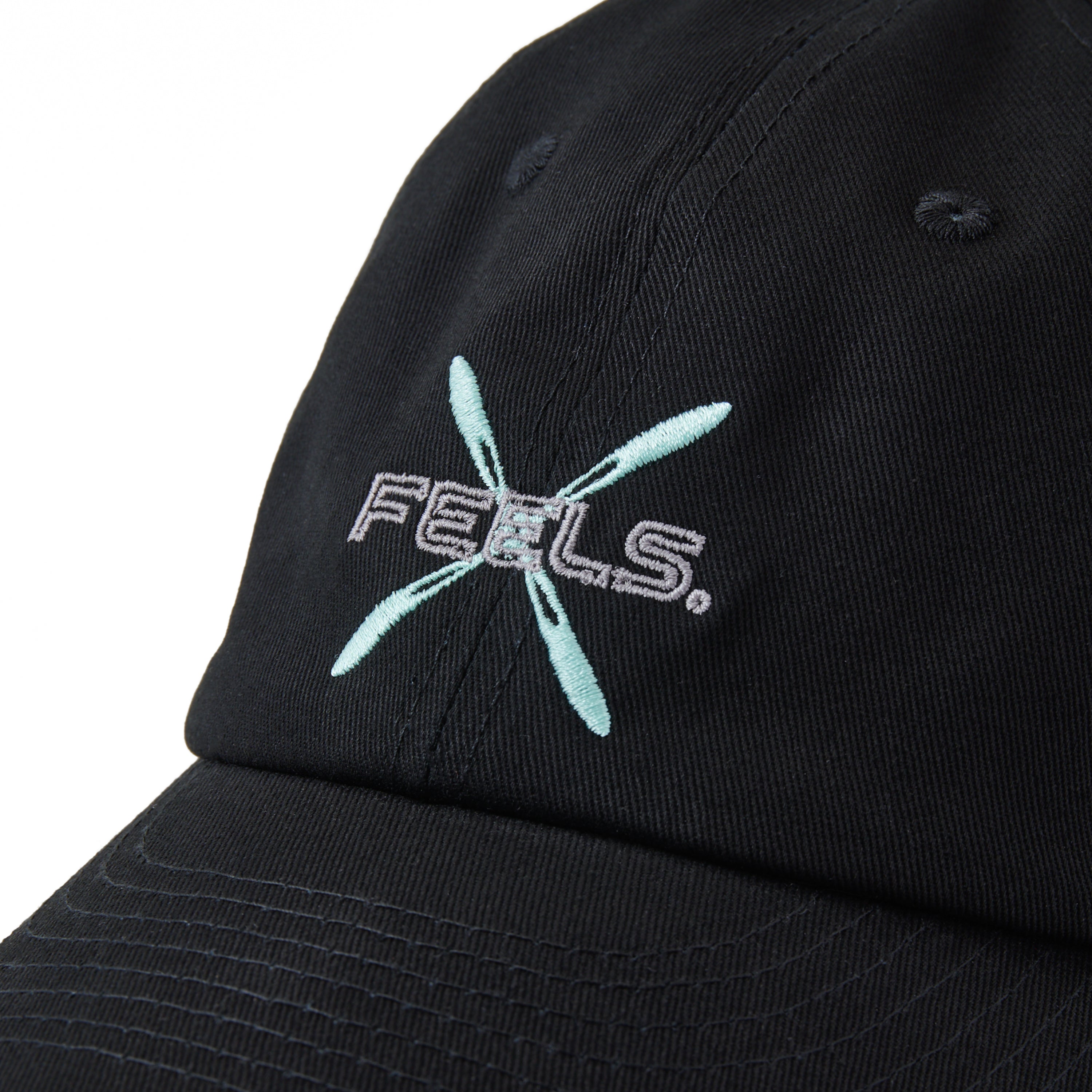 CROSS LOGO CAP BLACK – FEELS.