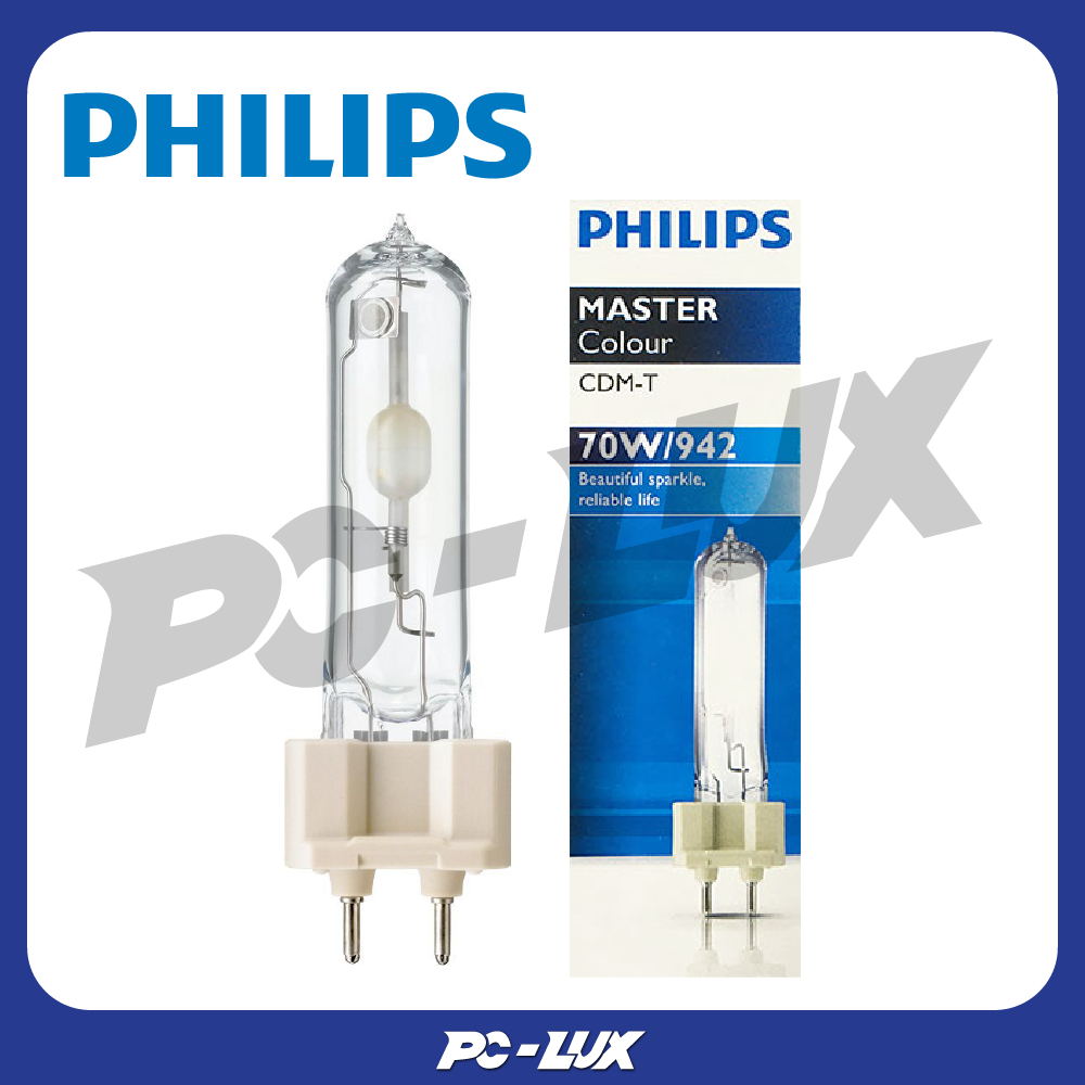 PHILIPS หลอดไฟเมทัลฮาไลด์ Master Colour CDM-TC 70W/942