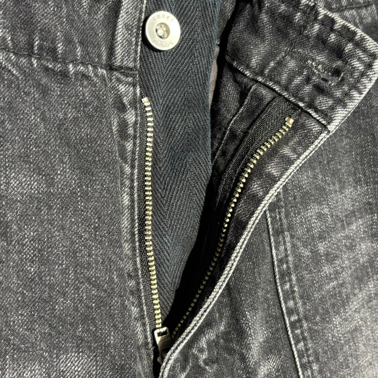 sacai(サカイ) 19AW bondage denim pants ボンテージ デニム パンツ 19