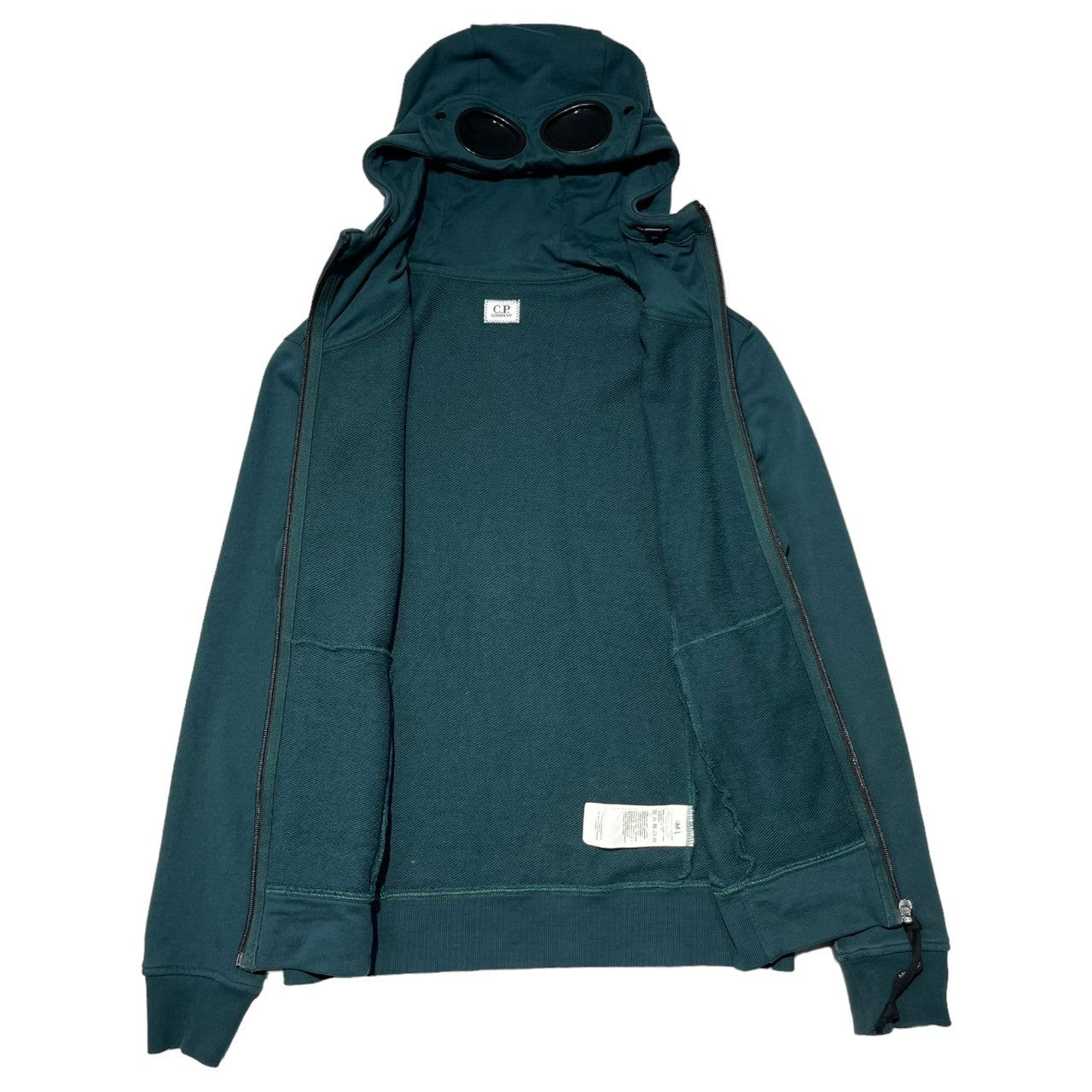 C.P.COMPANY(シーピーカンパニー) GOGGLE ZIP UP COTTON HOODIE