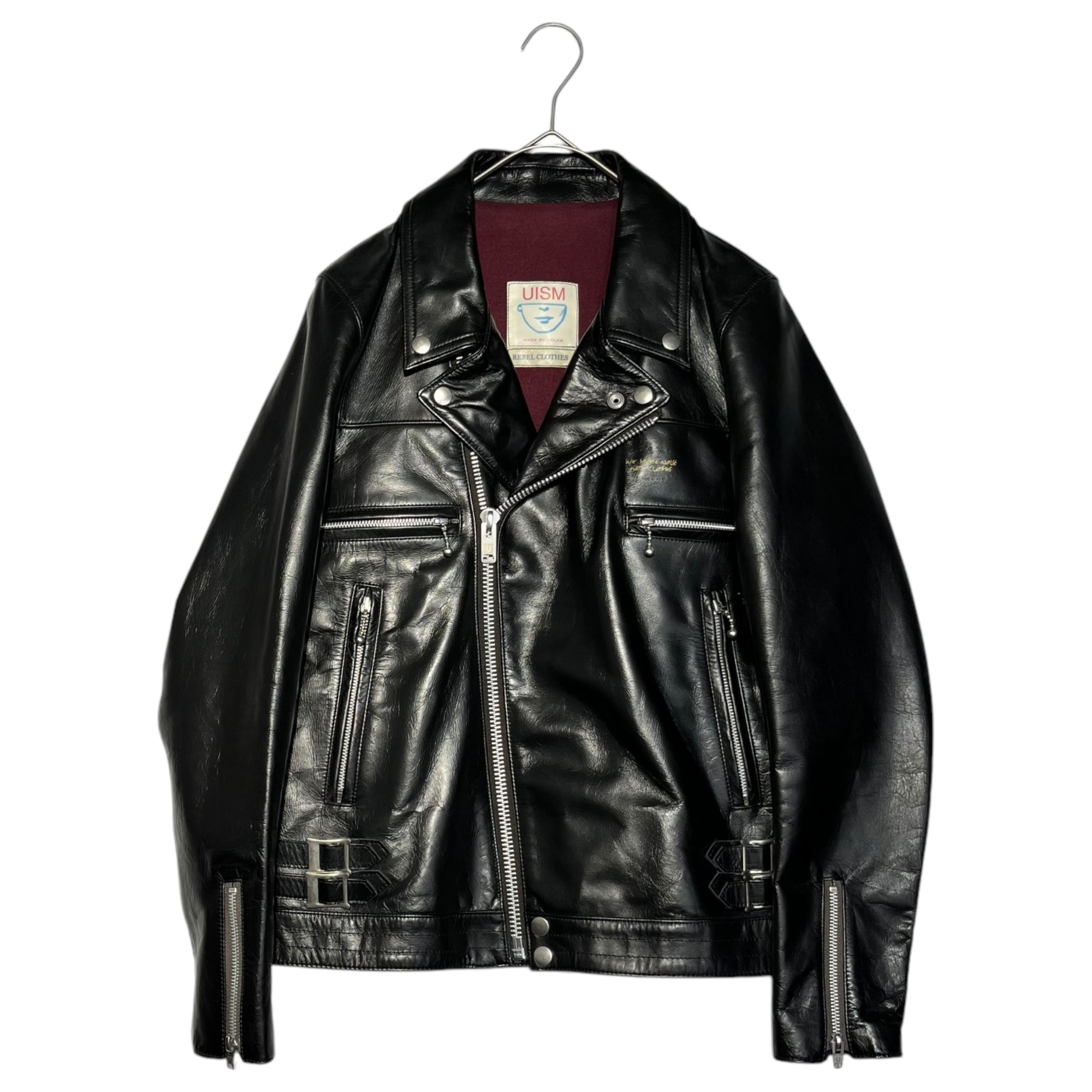 ALLSAINTS 良品 ALLSAINTS レザージャケット ダブル ライダース ピンク