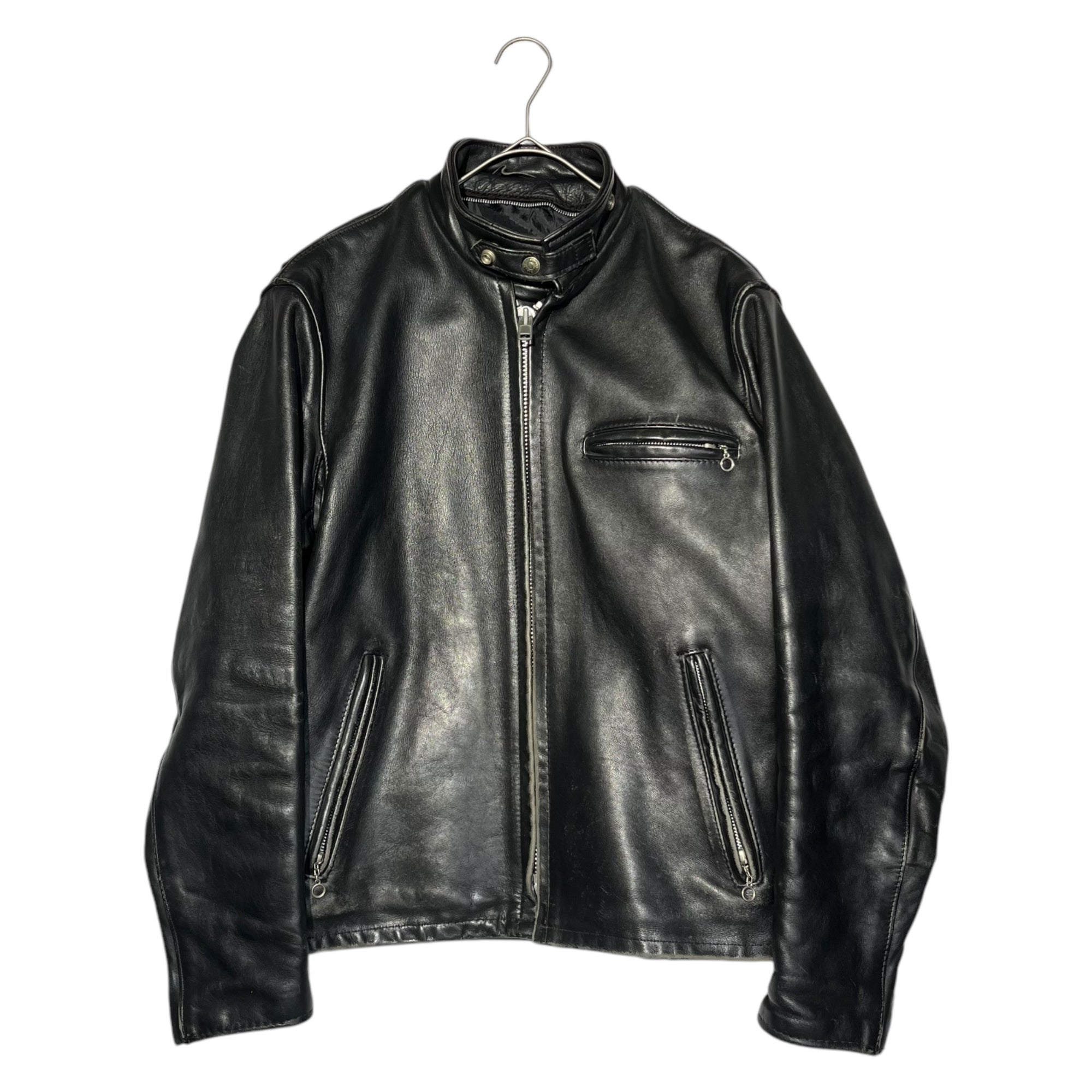 現行美品 ショット 641xx シングルライダースジャケット 羊革 ブラック