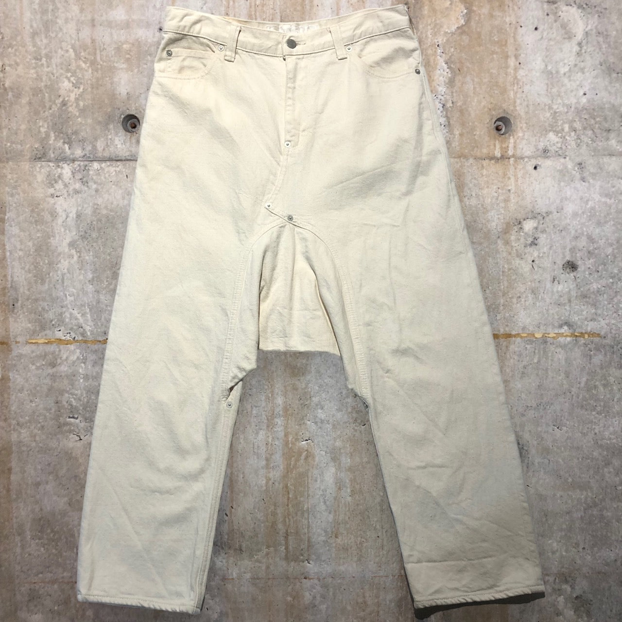 2013 初期 GANRYU サルエル デニム ガンリュウ ギャルソン S 2013 初期